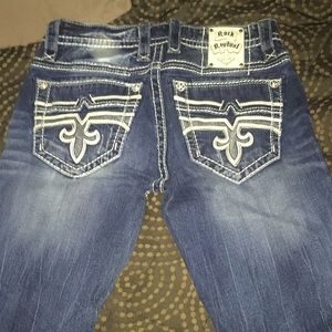Rock revival men’s jeans